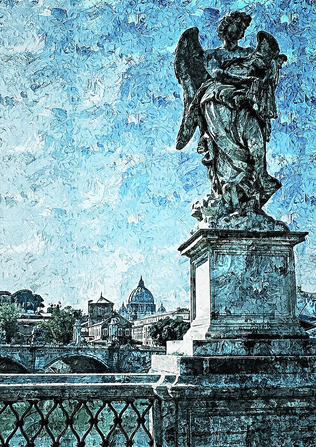Rome and the Vatican City - 13 Painting by AM FineArtPrints