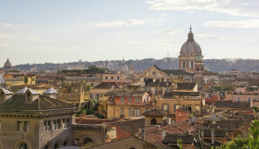 Rome Cityscape Photograph by Marco Poggioli