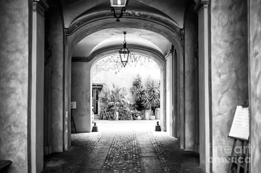 Rome Courtyard Dimensions Photograph by John Rizzuto