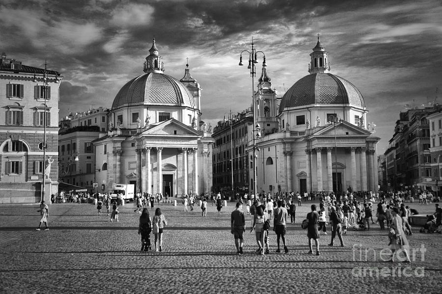 Rome - Piazza del Popolo Photograph by Stefano Senise