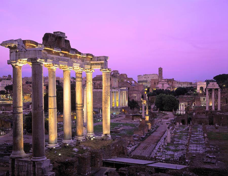 Rome, Roman Forum, Italy Digital Art by Giovanni Simeone