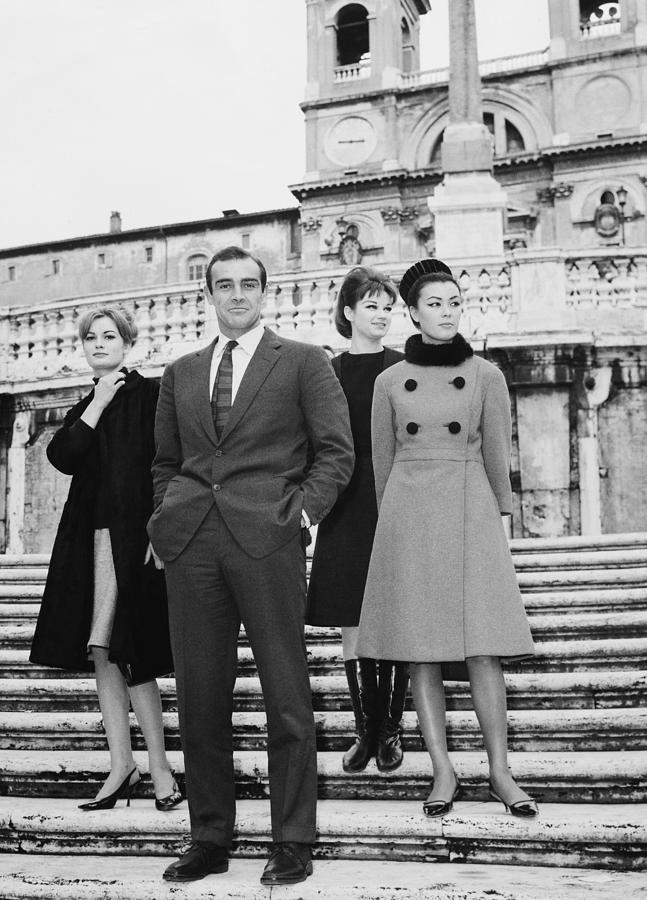 Sean Connery Photograph - Rome, Sean Connery In Italy For The by Keystone-france