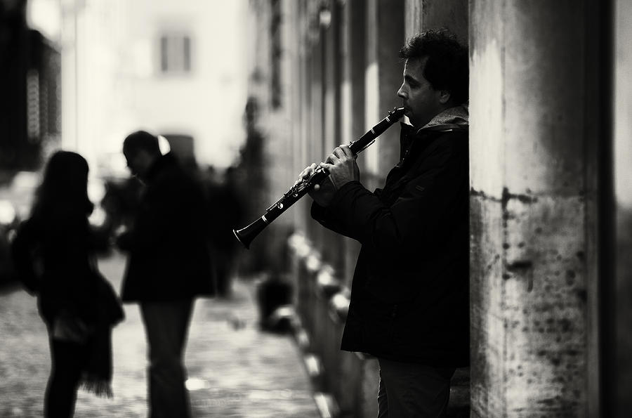 Music Photograph - Rome Street Song by Julien Oncete