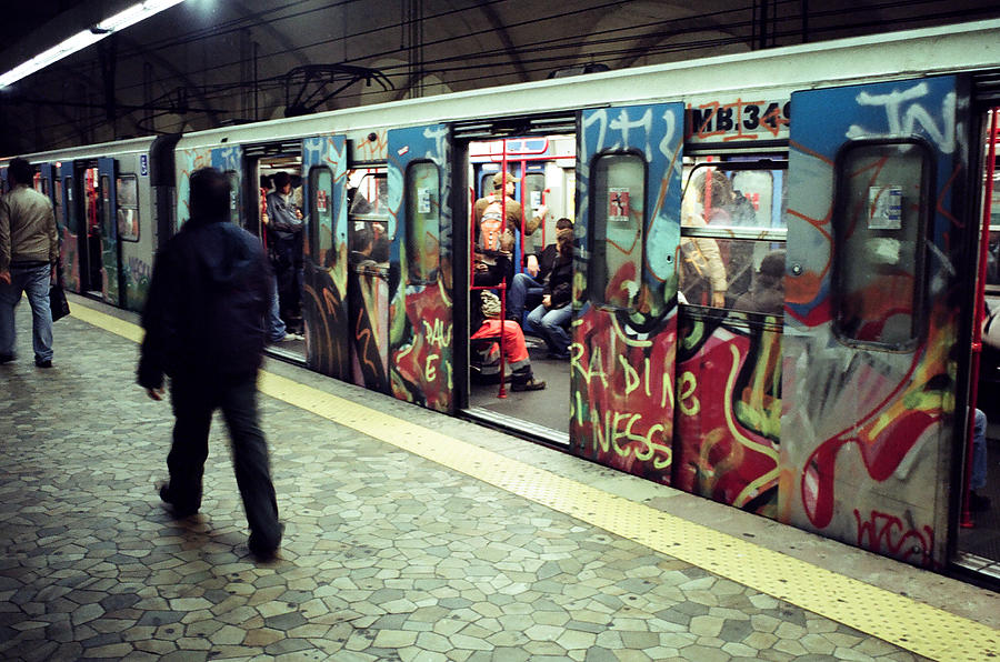 Rome Subway Metro Underground Photograph by Peter Gutierrez