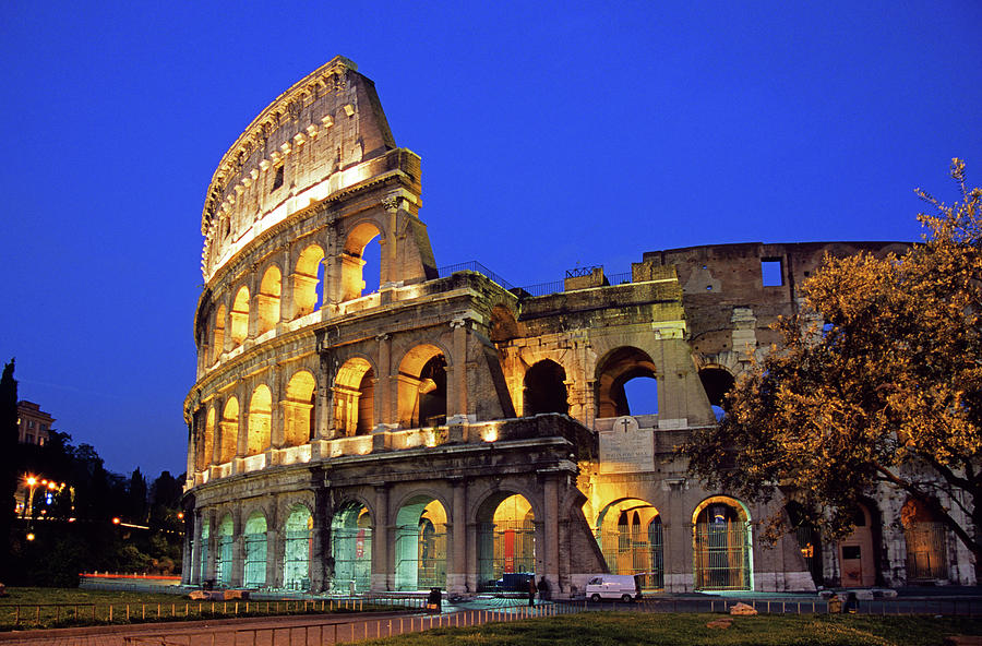 Rome, The Coliseum, Italy Digital Art by Photobank