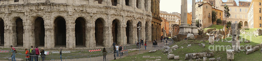 Rome - Theatre Of Marcellus Photograph by Stefano Senise