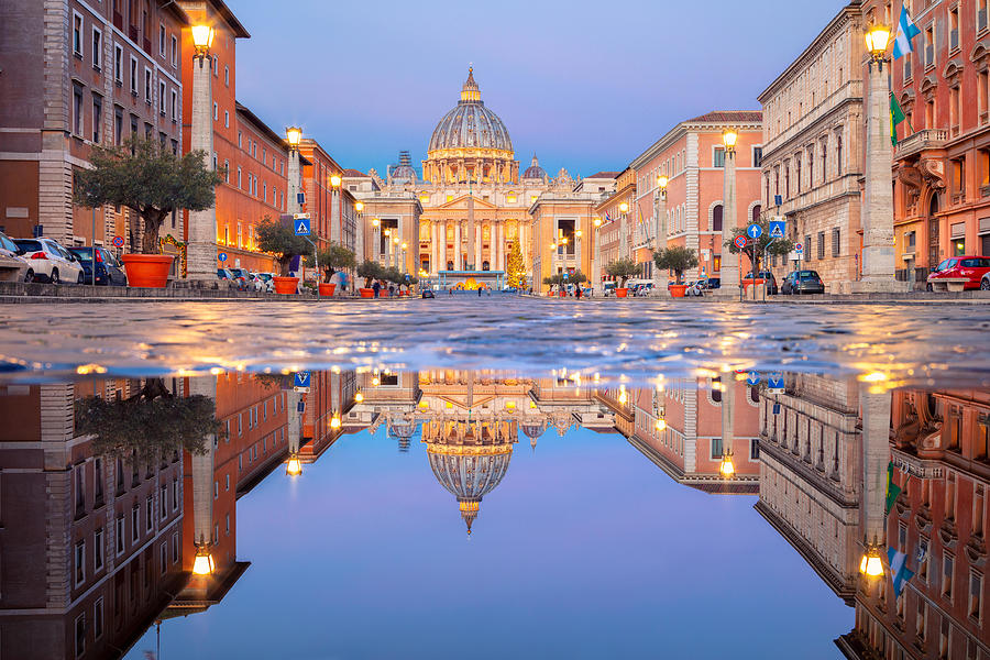 Architecture Photograph - Rome, Vatican City. Cityscape Image by Rudi1976