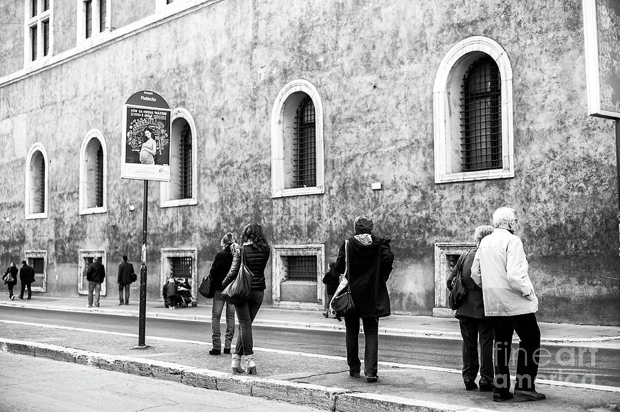 Rome Waiting for the Bus Photograph by John Rizzuto