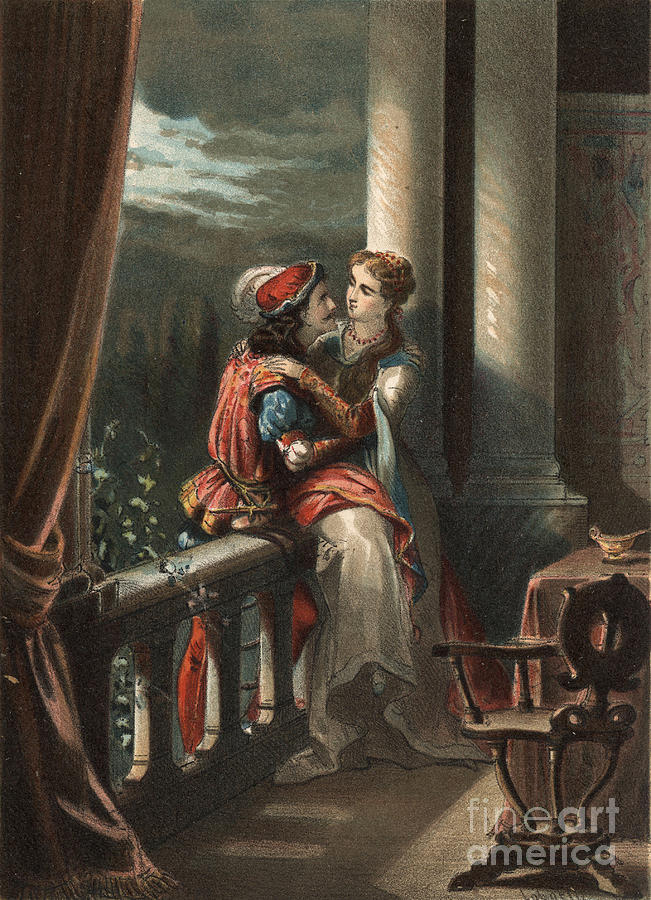 romeo and juliet balcony scene painting