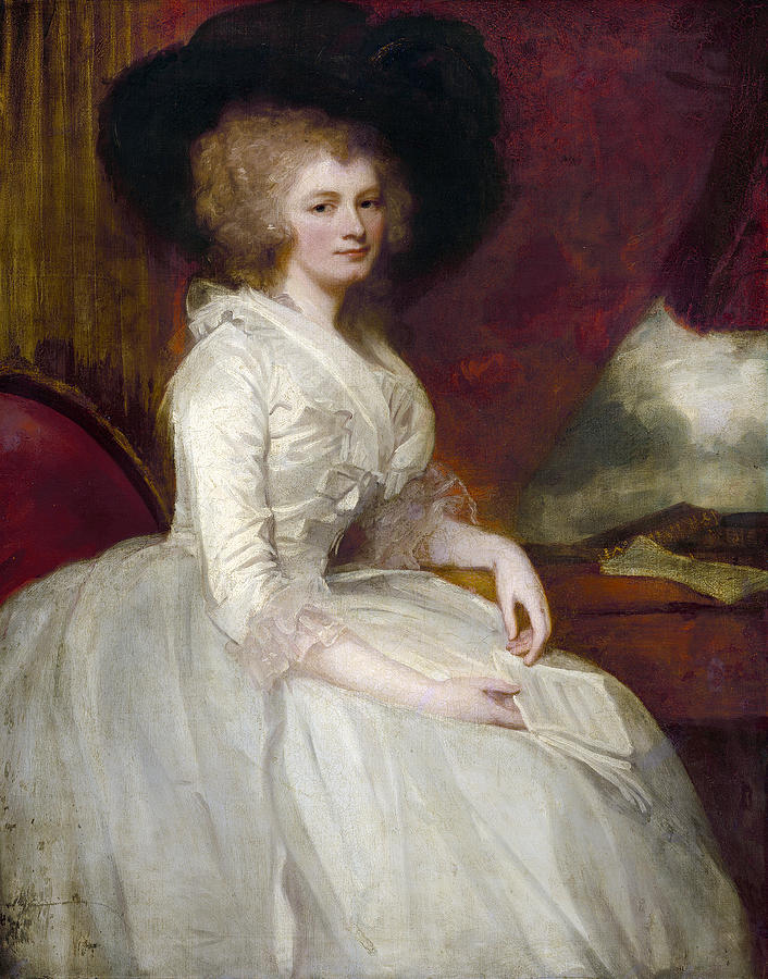 Mrs. Alexander Blair, 1787-89 Painting by George Romney