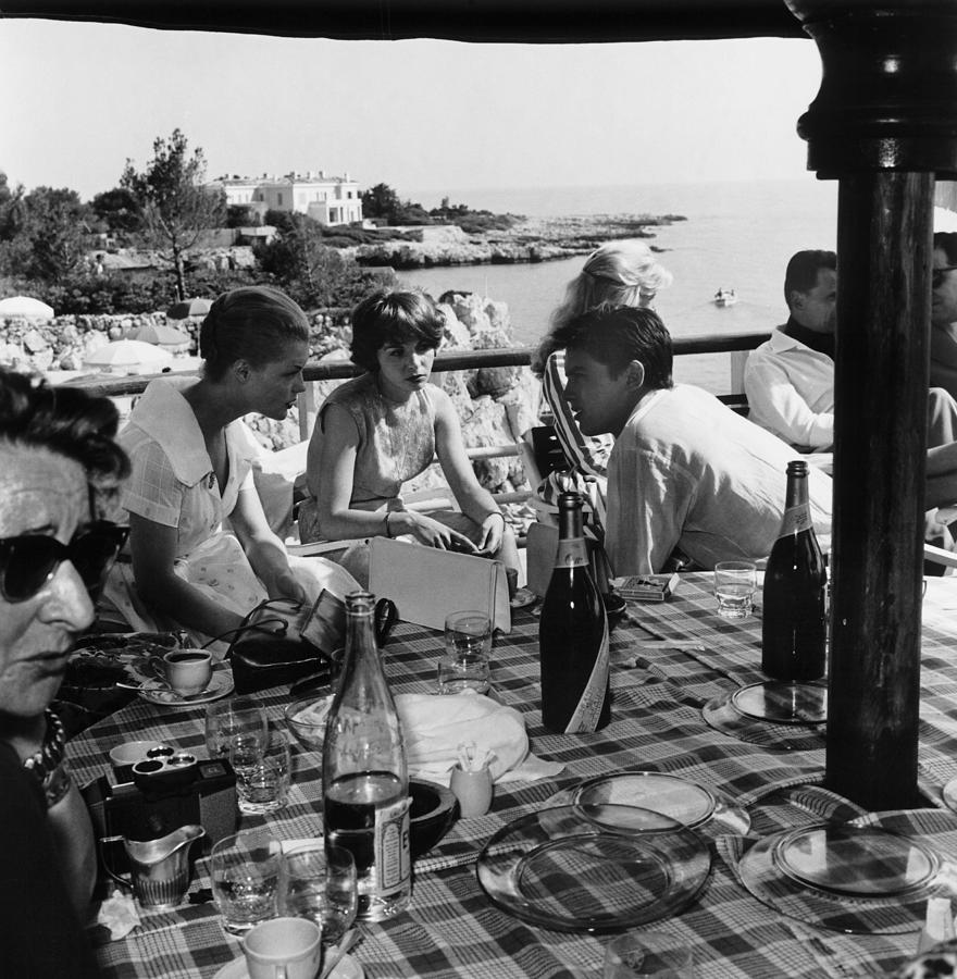 Romy Schneider, Francoise Arnoul And Photograph by Keystone-france Romy Schneider, Francoise Arnoul And Photograph by Keystone-france