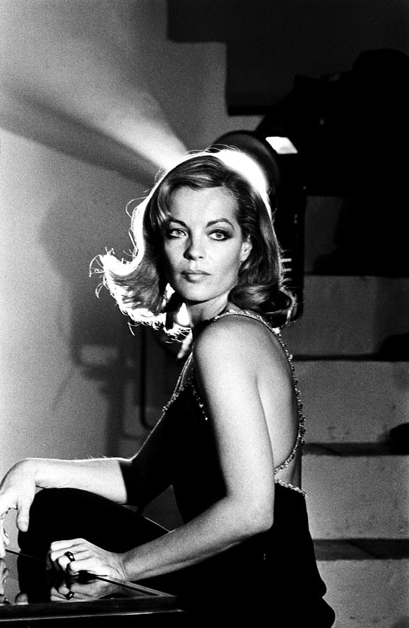 Romy Schneider On The Set Of Les Photograph by Giancarlo Botti