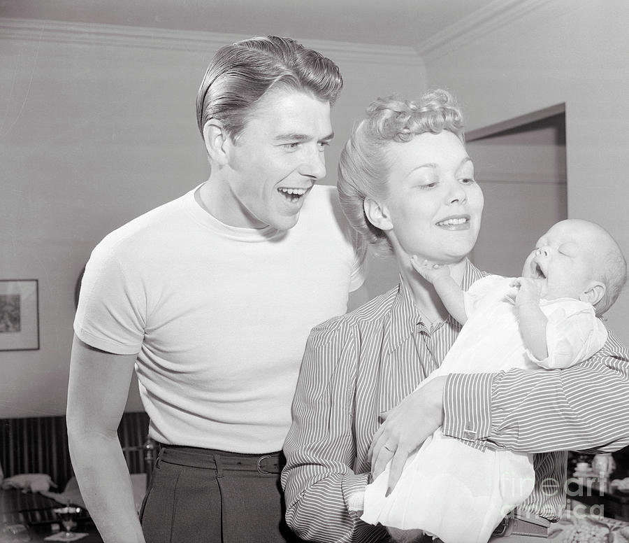 Ronald Reagan And Family Photograph by Bettmann
