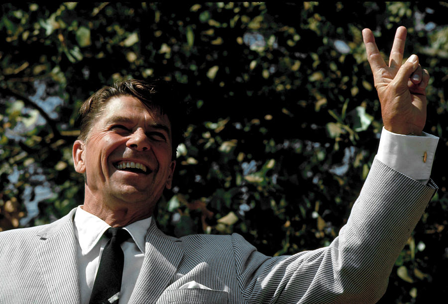 Ronald Reagan Photograph by Bill Ray