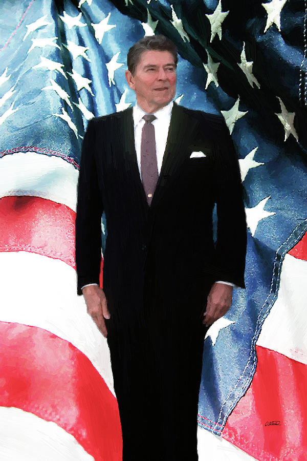Ronald Reagan - DWP1909040 by Dean Wittle Ronald Reagan - DWP1909040 by Dean Wittle