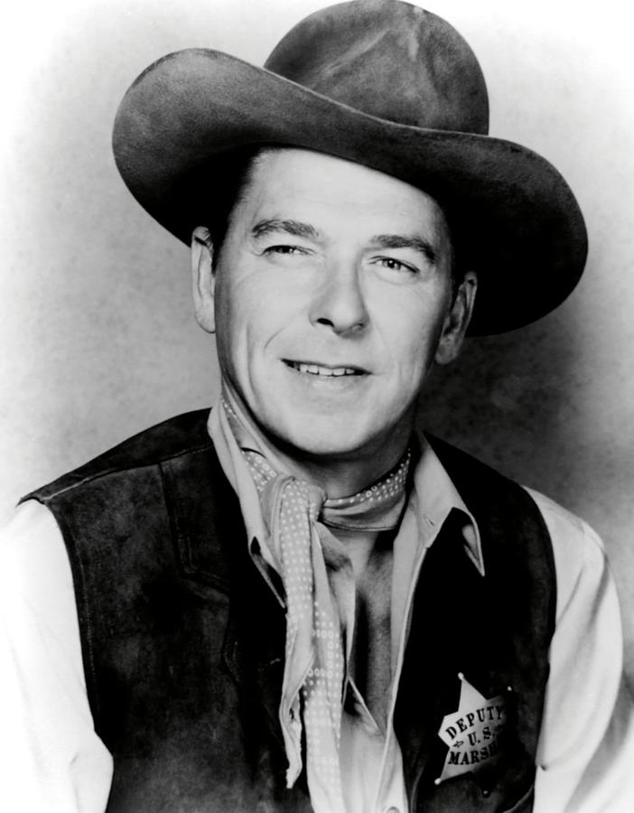 RONALD REAGAN in LAW AND ORDER -1953-. Photograph by Album