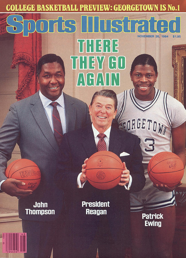 Ronald Reagan With Georgetown University Coach John Sports Illustrated Cover Photograph by Sports Illustrated