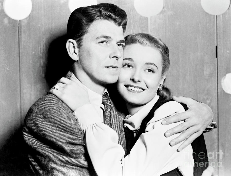 Ronald Reagan With Patricia Neal Photograph by Bettmann