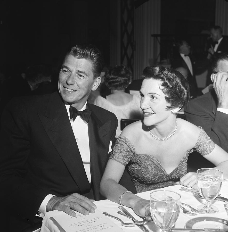 Ronald Reagan With Wife Nancy Photograph by Michael Ochs Archives