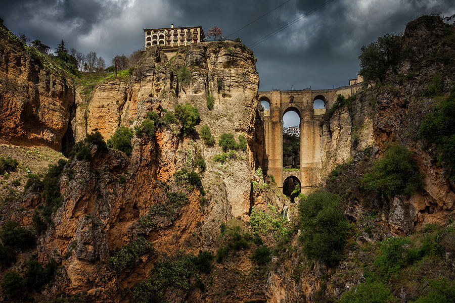 Ronda Bridge And Andalusia Landscape In Spain Photograph by Artur Bogacki