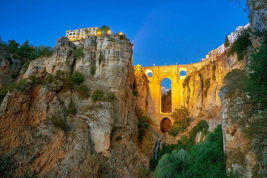 Ronda - El Tajo Gorge Canyon, Puente Photograph by Jan Wlodarczyk Ronda - El Tajo Gorge Canyon, Puente Photograph by Jan Wlodarczyk