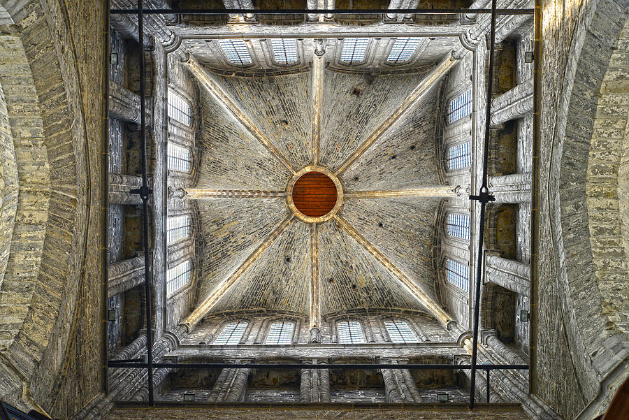 Architecture Photograph - Roof Of Church by Xun Li