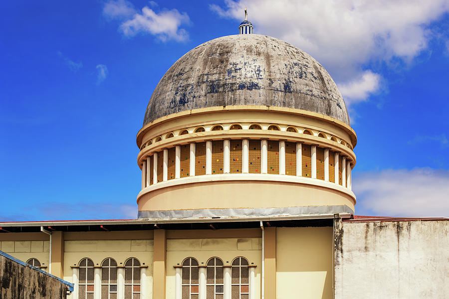 Roof of the catholic church in San Jose, Costa Rica. Photograph by Marek Poplawski