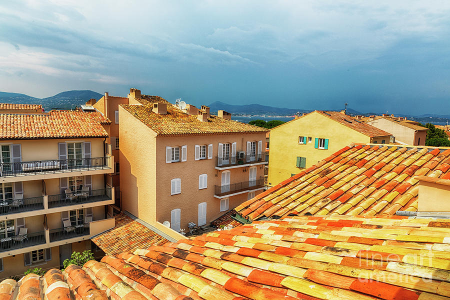roofs of San Tropez Photograph by Ariadna De Raadt