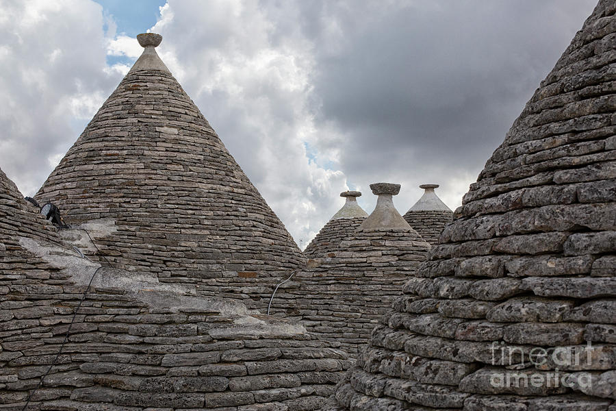 Roofs of Trulli in Alberobello, Italy Photograph by Patricia Hofmeester