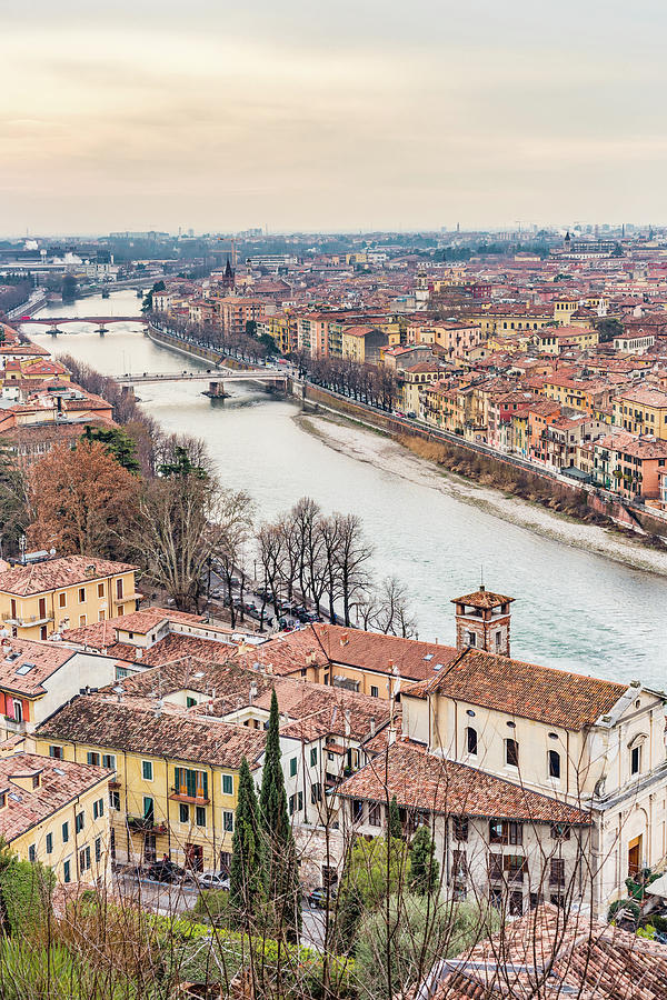Roofs of Verona in Italy Photograph by Vivida Photo PC