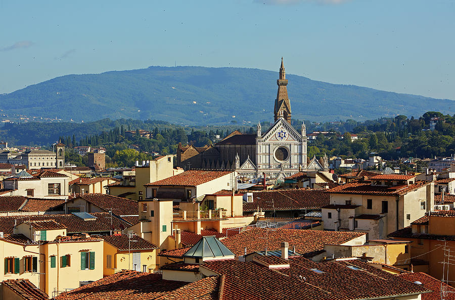 Rooftops And Skyline Of Florence Photograph by Allan Baxter