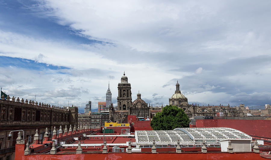 Rooftops of Mexico City Photograph by Amy Sorvillo