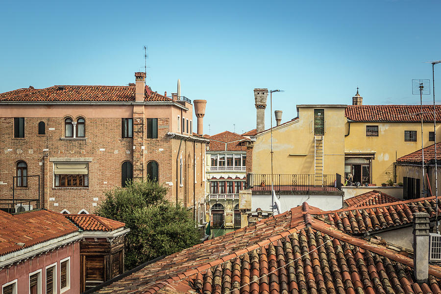 Rooftops Venice Photograph by John Angelo Lattanzio