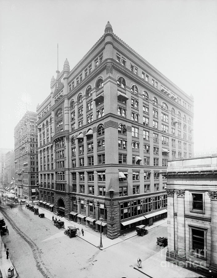 Rookery Building, Chicago, Illinois, Usa, 1905 Photograph by Barnes And Crosby