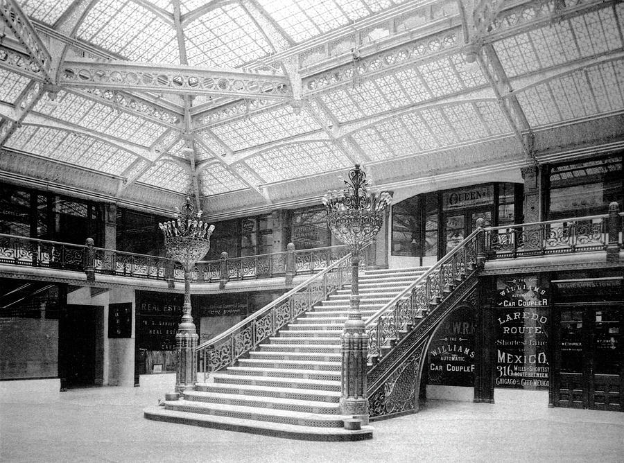 Rookery Building Lobby Photograph by Chicago History Museum
