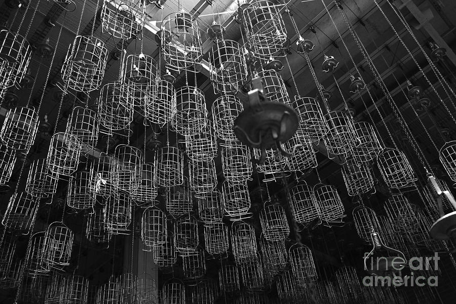 Room Full Of Baskets Hanging From Photograph by Andreas Chronz