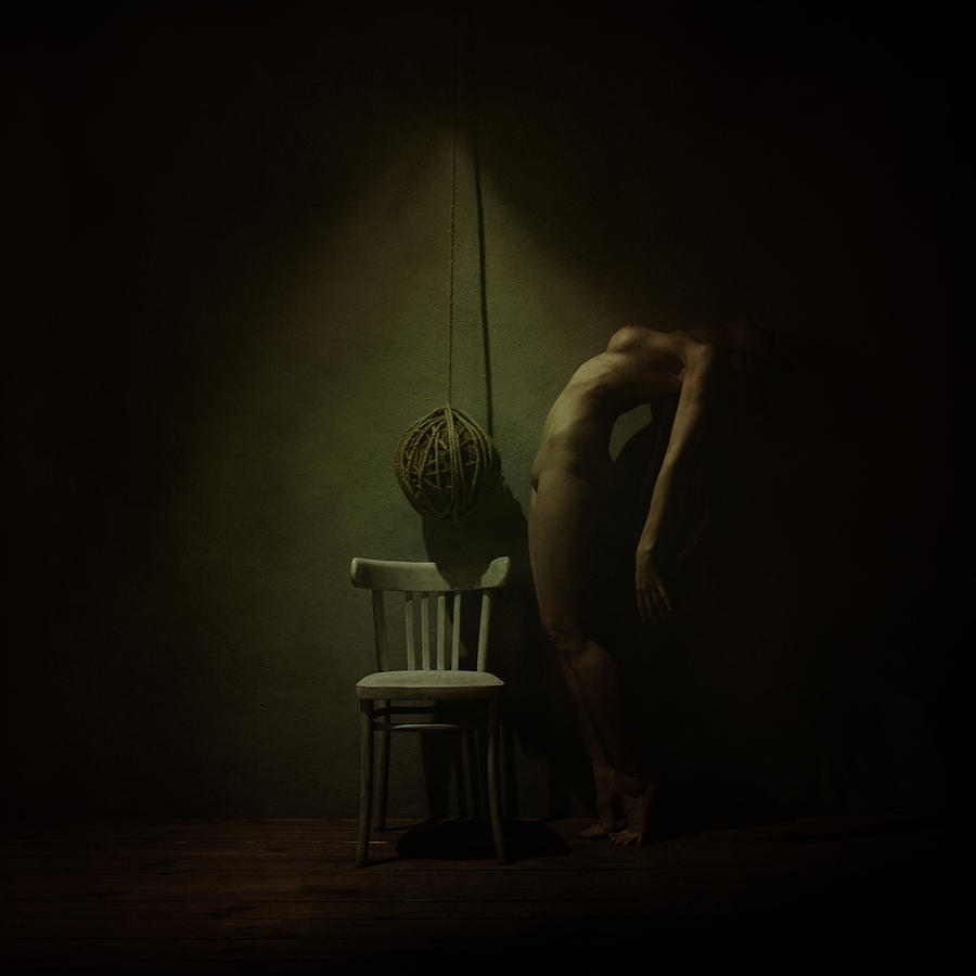 Nude Photograph - Room Of Fear (part Of A Series) by Yaroslav Vasiliev-apostol