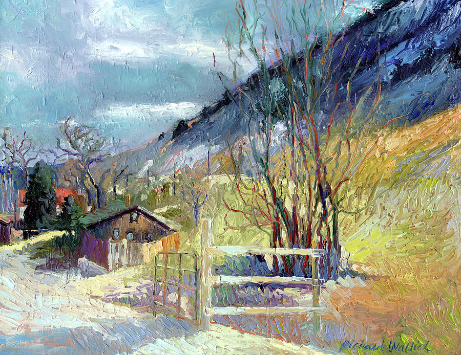 Rooney Ranch 7 Painting by Richard Wallich