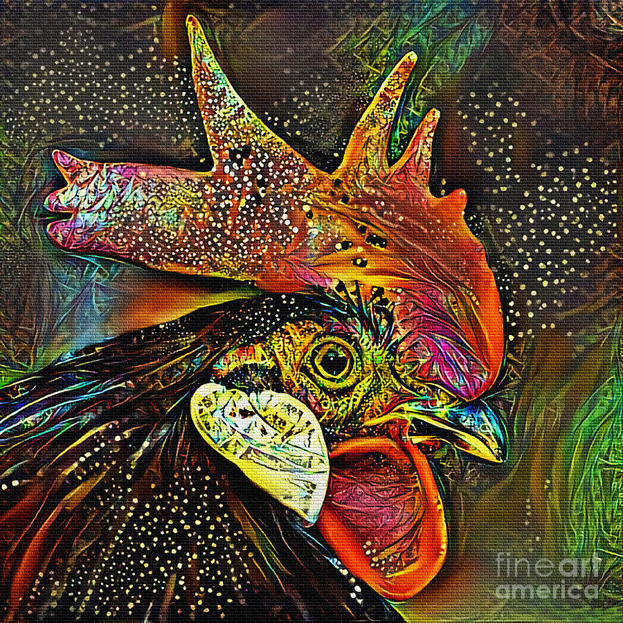 Rooster Art By Kaye Menner Photograph