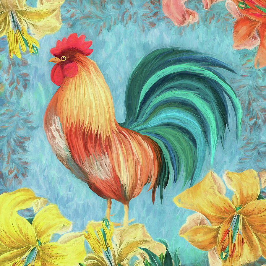 Rooster Photograph - Rooster IIi by Cora Niele