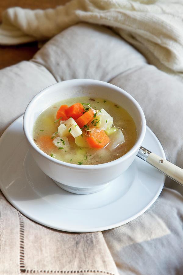Root Vegetable Soup Photograph by Catja Vedder