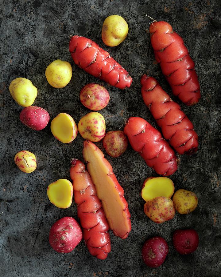 Root Vegetables From The Andes south America Photograph by Antonis Achilleos