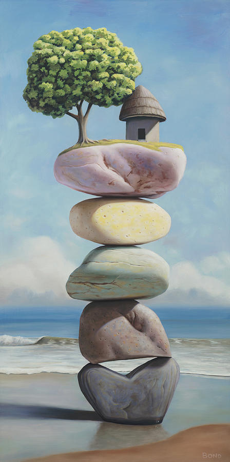 Surrealism Painting - Rooted in the Years of Uncertainty by Paul Bond