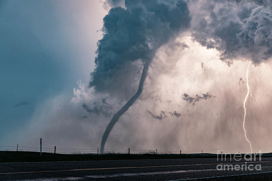 Rope Tornado At Night Photograph By Roger Hill/science Photo Library ...