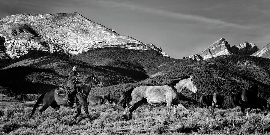 Mountain Landscape Photograph - Roping The San Greys by Dan Ballard