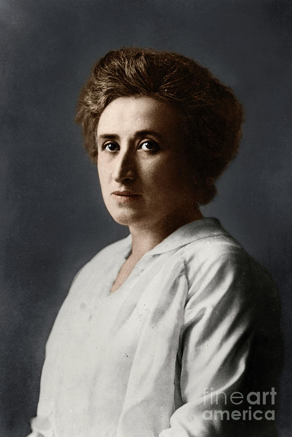 Portrait Photograph - Rosa Luxemburg by Granger