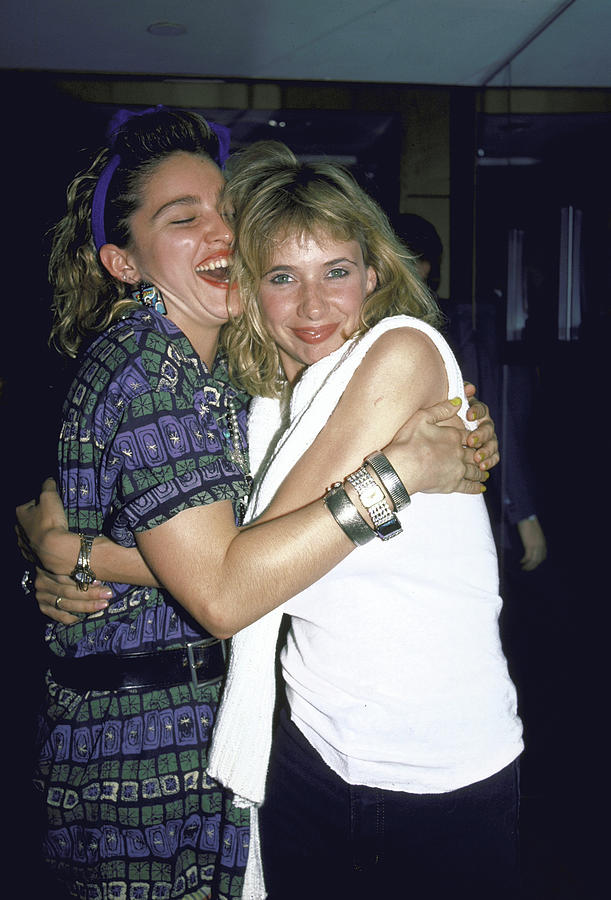Rosanna Arquette and Madonna Photograph by Dmi