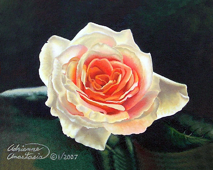 Rose Anna Painting by Adrienne Dye