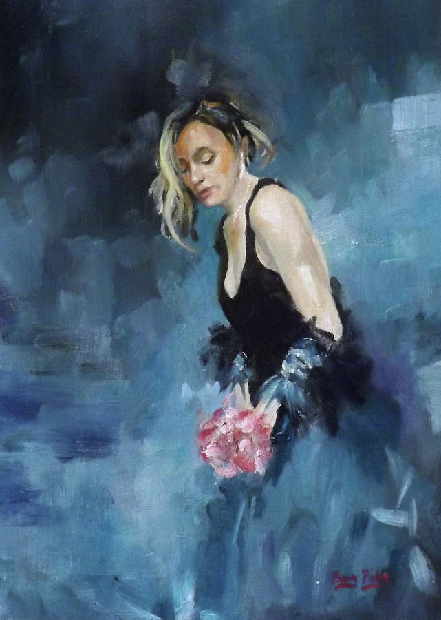 Rose Painting by Barry BLAKE