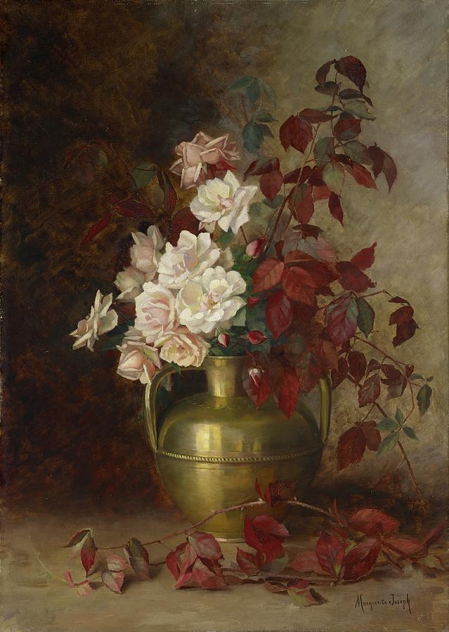 Rose Bouquet Painting by Marguerite Joseph - Fine Art America